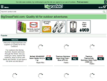 Tablet Screenshot of biggrassfield.com